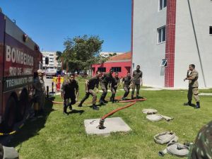treinamento da brigada de combate a incndio da pmpv 8